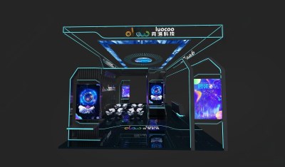 现代展厅3D模型下载